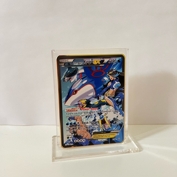 Pokemon Team Aqua's Kyogre EX - 6/34 - METAL GOLD CARD Gift/Display/Fan Art - Picture 3 of 3